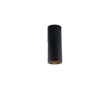 Weiße oder schwarze Röhren-Deckenleuchte 1XGU10 | Mondialshop
