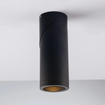Plafoniera Tubolare Bianca o Nera 1XGU10 | Mondialshop