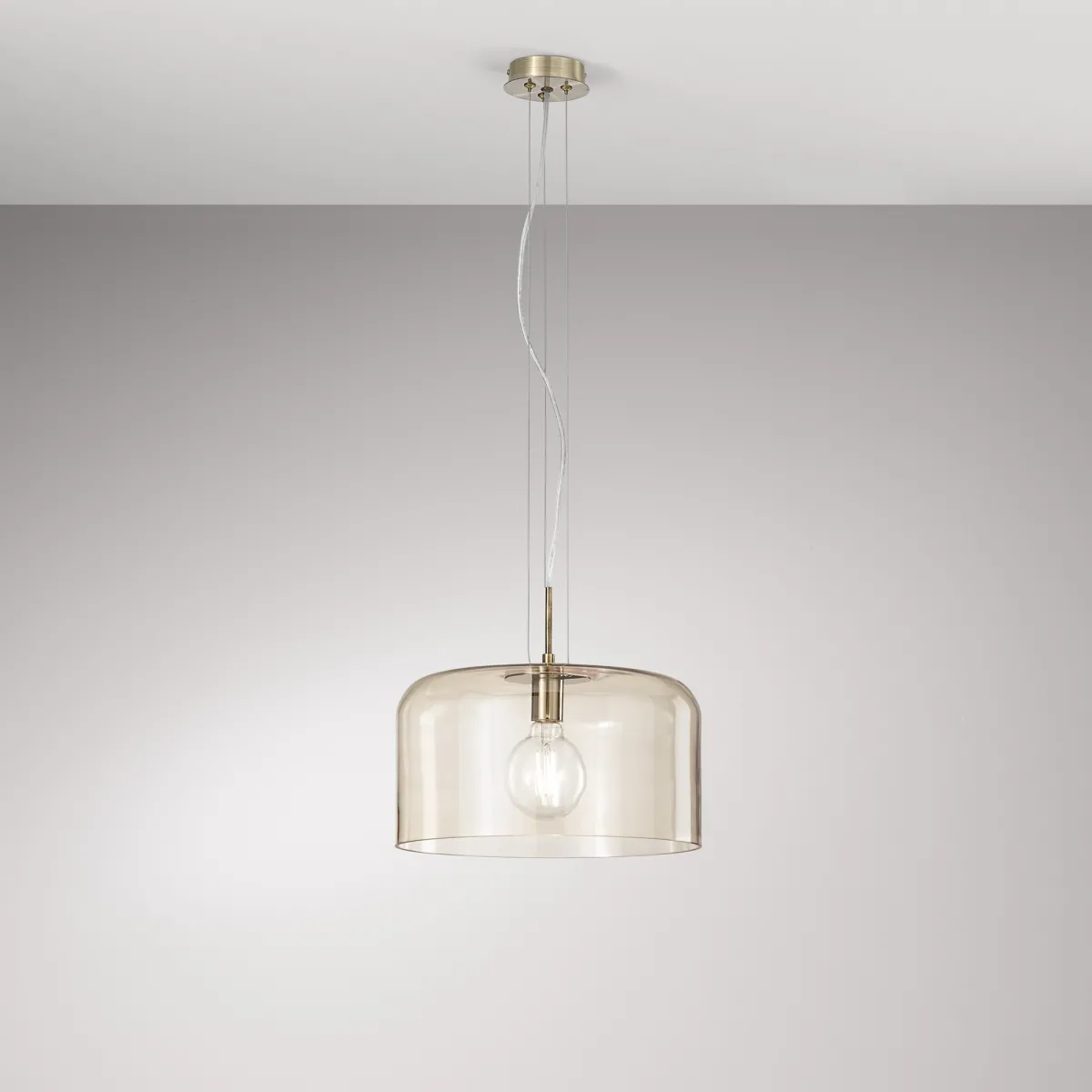 Suspension en verre E27 | Mondialshop
