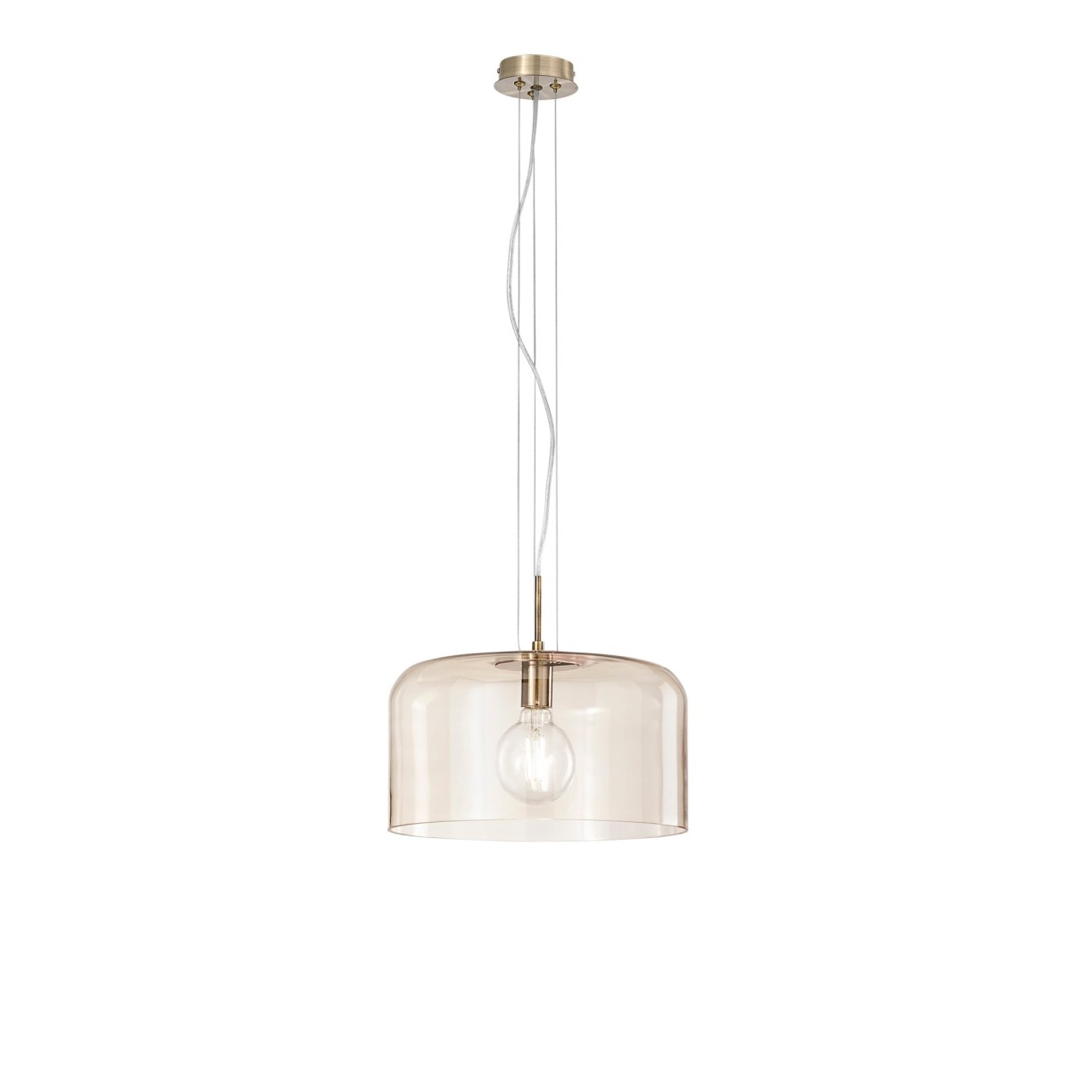 E27 Glas-Pendelleuchte | Mondialshop