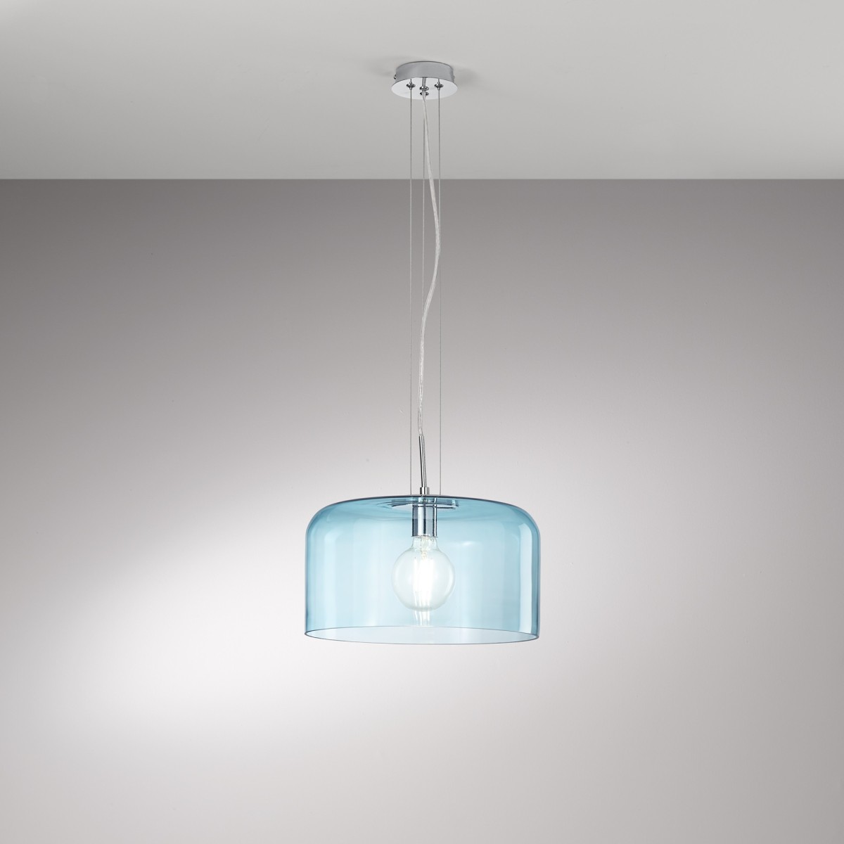 E27 Glas-Pendelleuchte | Mondialshop
