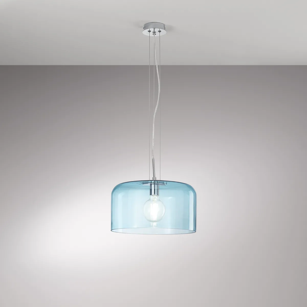 Suspension en verre E27 | Mondialshop