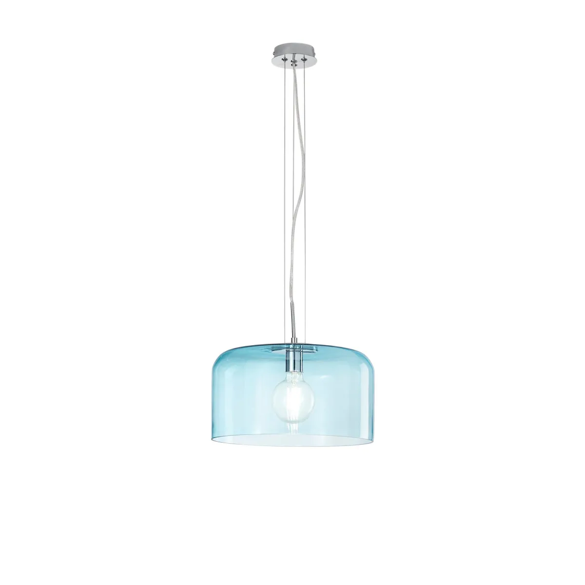Suspension en verre E27 | Mondialshop