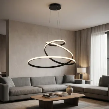 Moderner LED-Kronleuchter mit 8000 Lumen | Mondialshop
