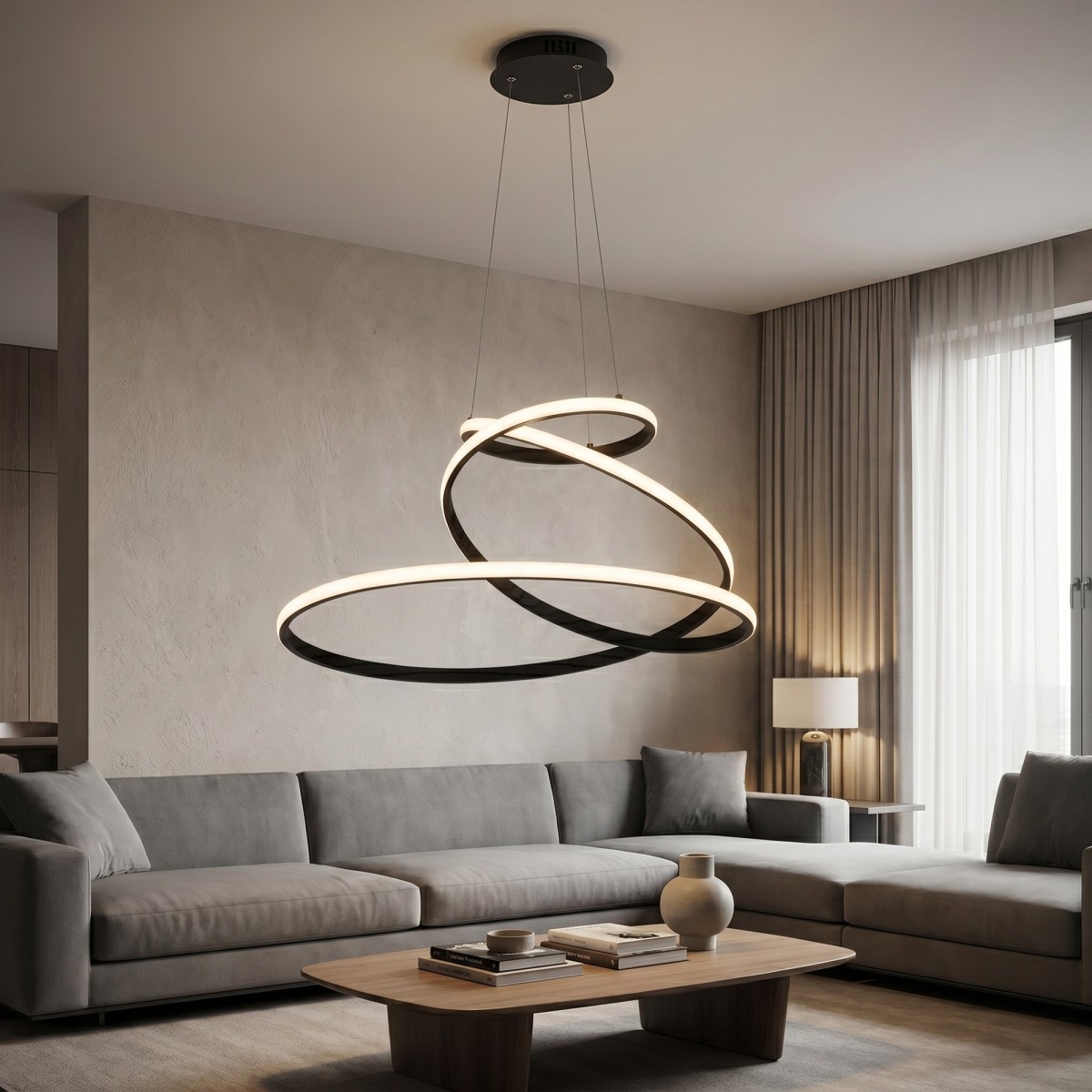 Moderner LED-Kronleuchter mit 8000 Lumen | Mondialshop
