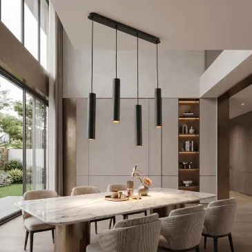 Suspension linéaire 4XGU10 | Mondialshop