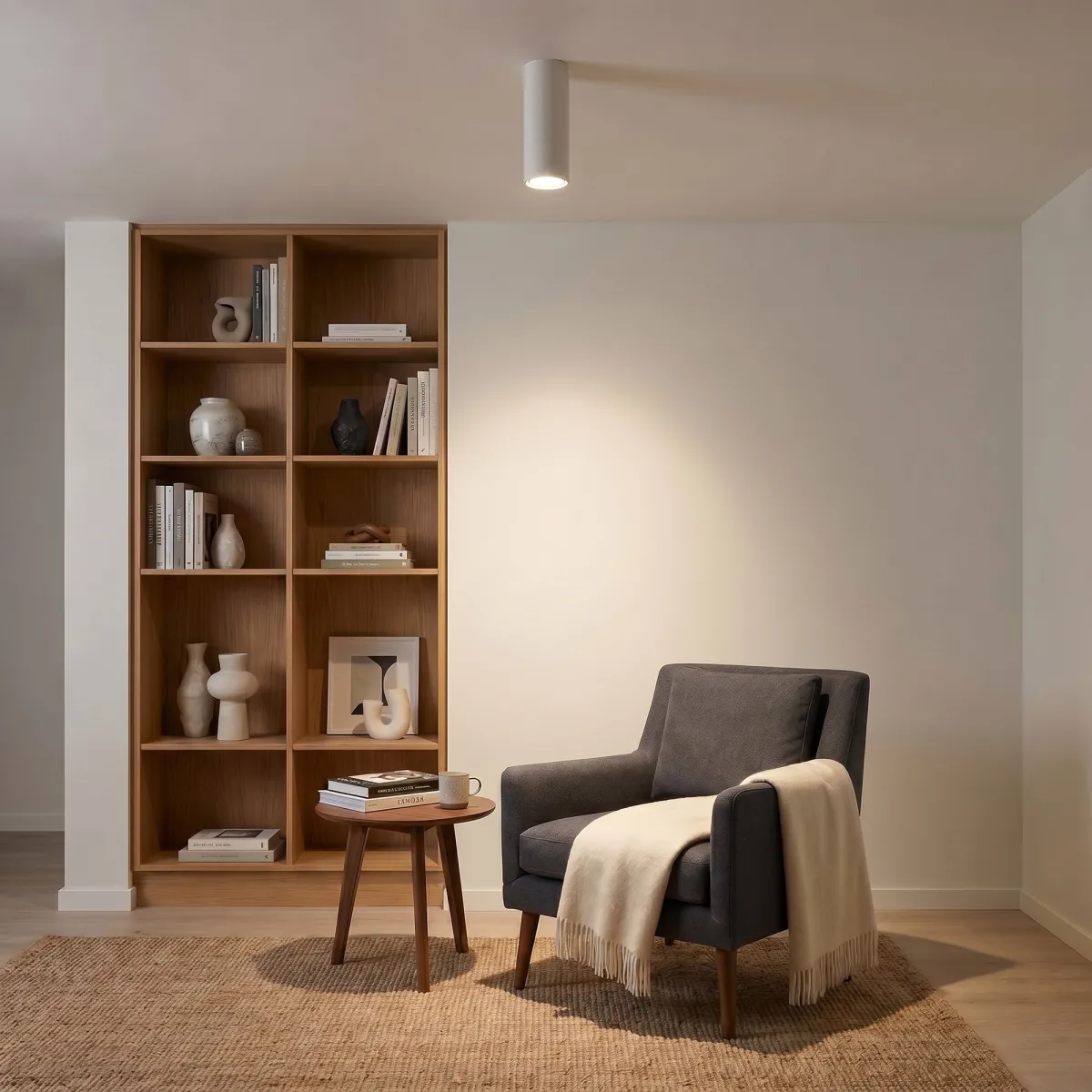 Plafonnier tubulaire minimaliste GU10 | Mondialshop