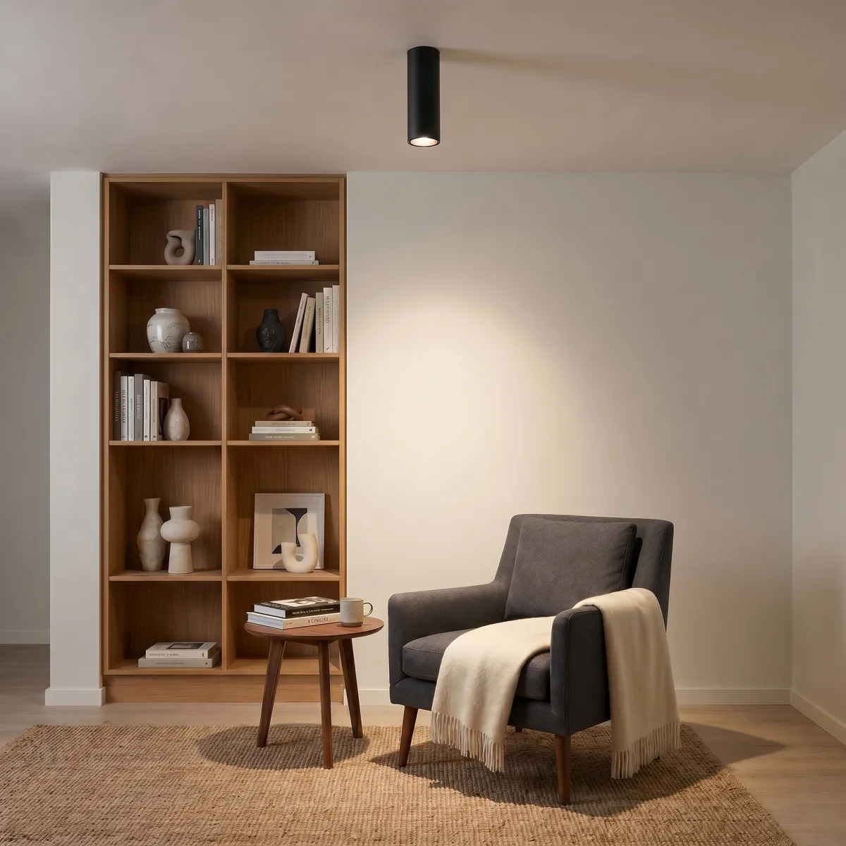 Plafonnier tubulaire minimaliste GU10 | Mondialshop
