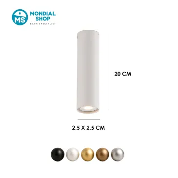 Plafonnier tubulaire minimaliste GU10 | Mondialshop