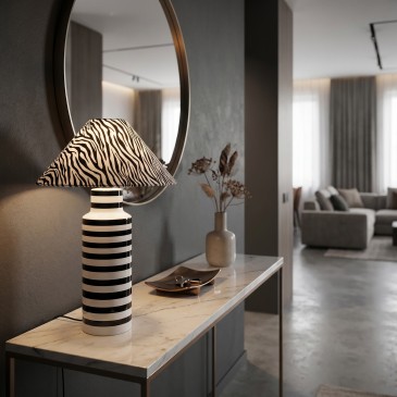 Lampada da Tavolo in Ceramica Design Naturale | Mondialshop