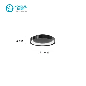Ultraflache LED-Deckenleuchte mit verstellbarer Helligkeit | Mondialshop