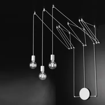 Lustre moderne 3XE27 bicolore | Mondialshop