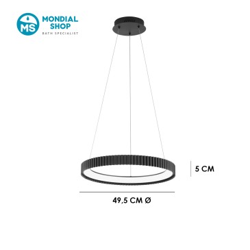Sospensione LED 40W in Metallo | Mondialshop