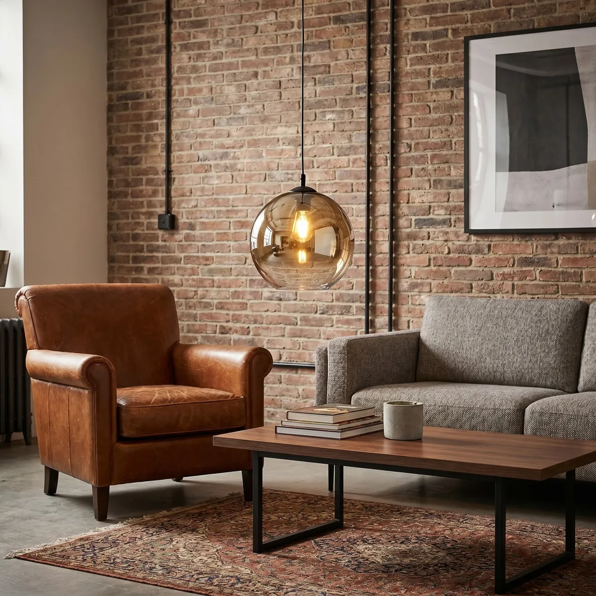 Lustre moderne doré ou cuivré | Mondialshop