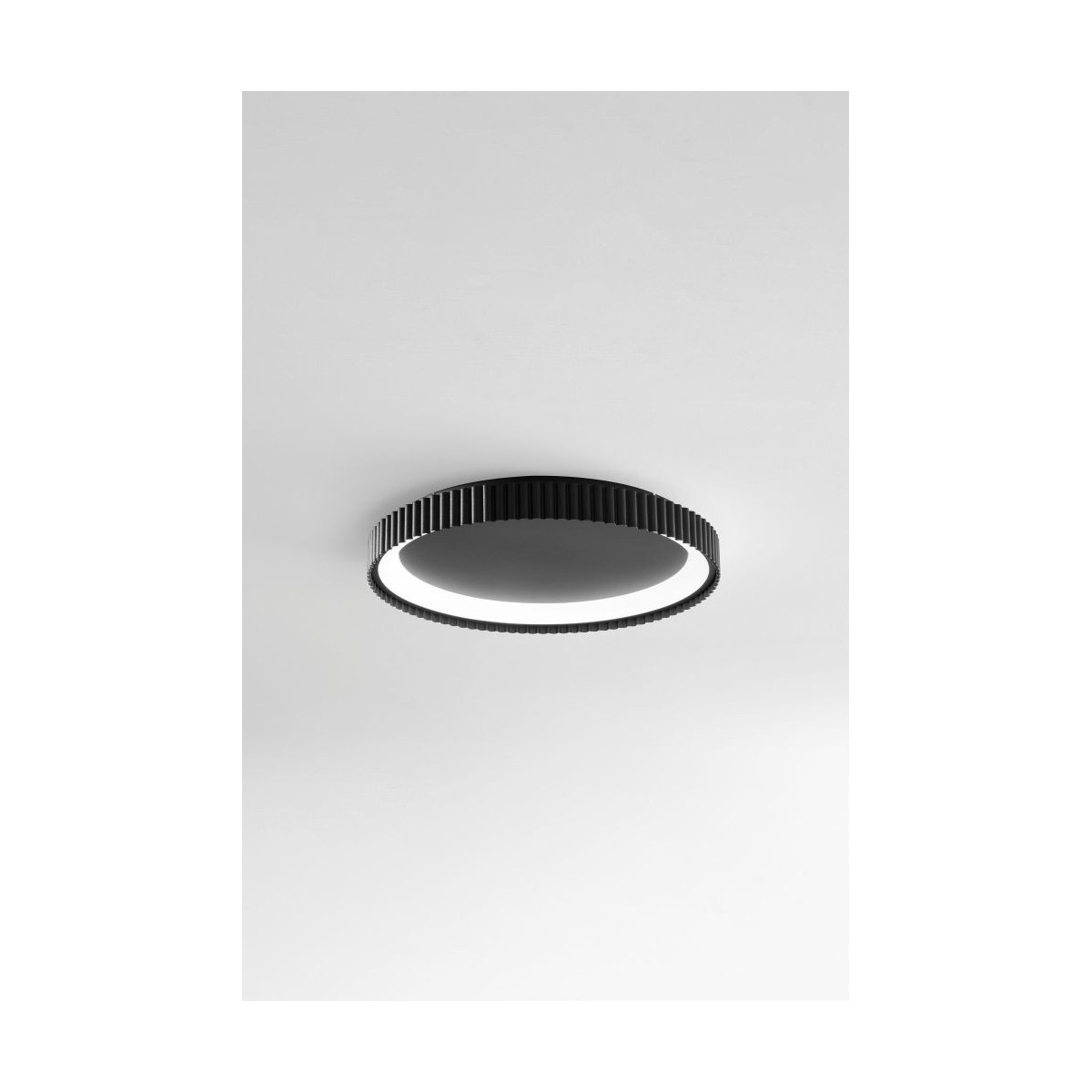 Plafonnier LED extra-plat en métal | Mondialshop