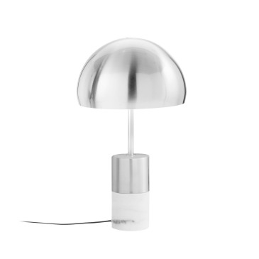 Lampe de table dorée ou nickelée 2xE14 | Mondialshop