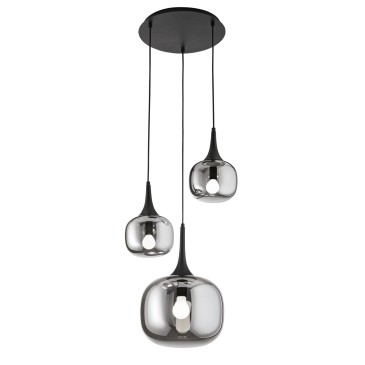 Moderner Kronleuchter in Weiß oder Grau | Mondialshop
