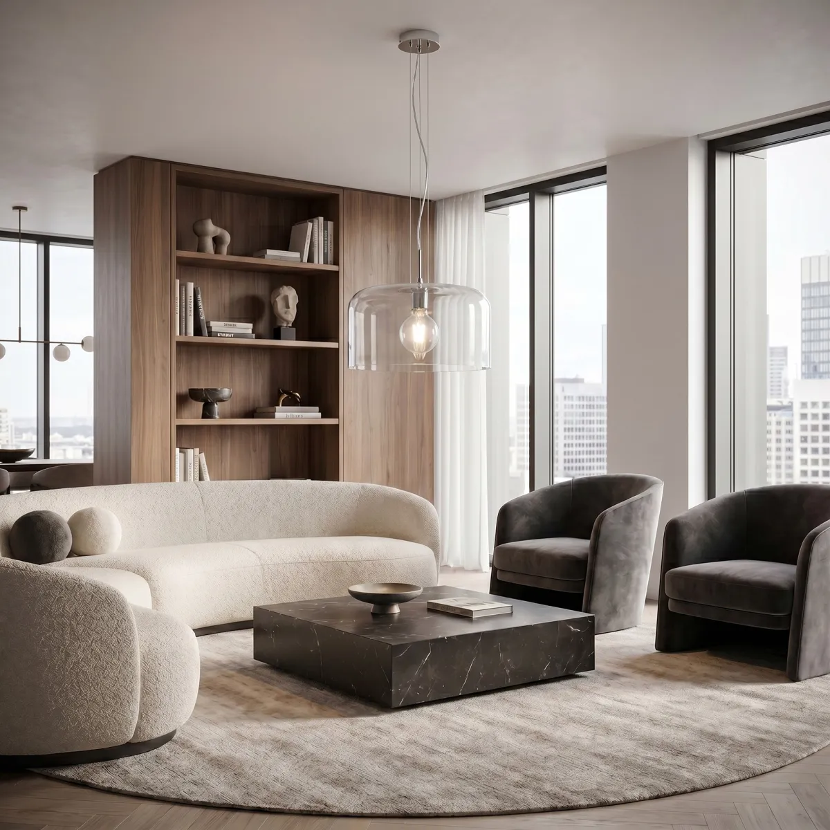 Suspension en verre E27 | Mondialshop