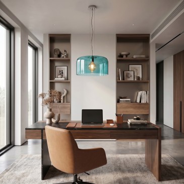 Suspension en verre E27 | Mondialshop