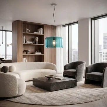Lampada a Sospensione in Vetro E27 | Mondialshop