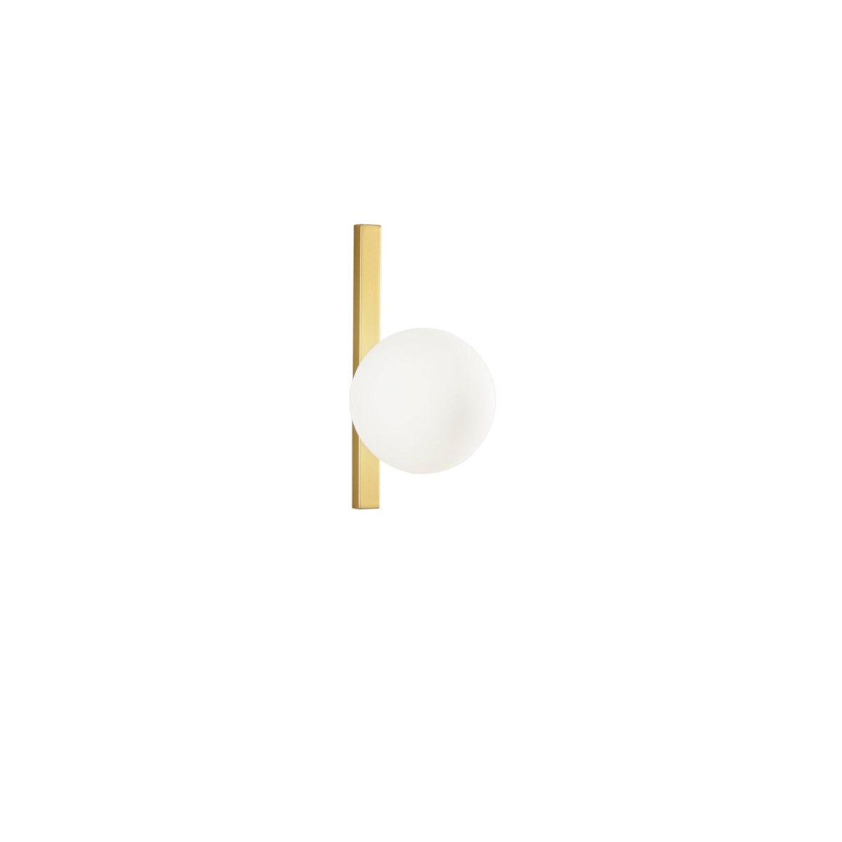 Applique Nero o Oro con Diffusore Opale | Mondialshop
