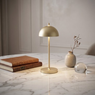 Lampada da tavolo ricaricabile Disponibile in 6 varianti LED Alta Luminosità IP44