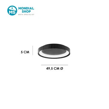 Plafoniera LED Extra-Slim Metallo | Mondialshop