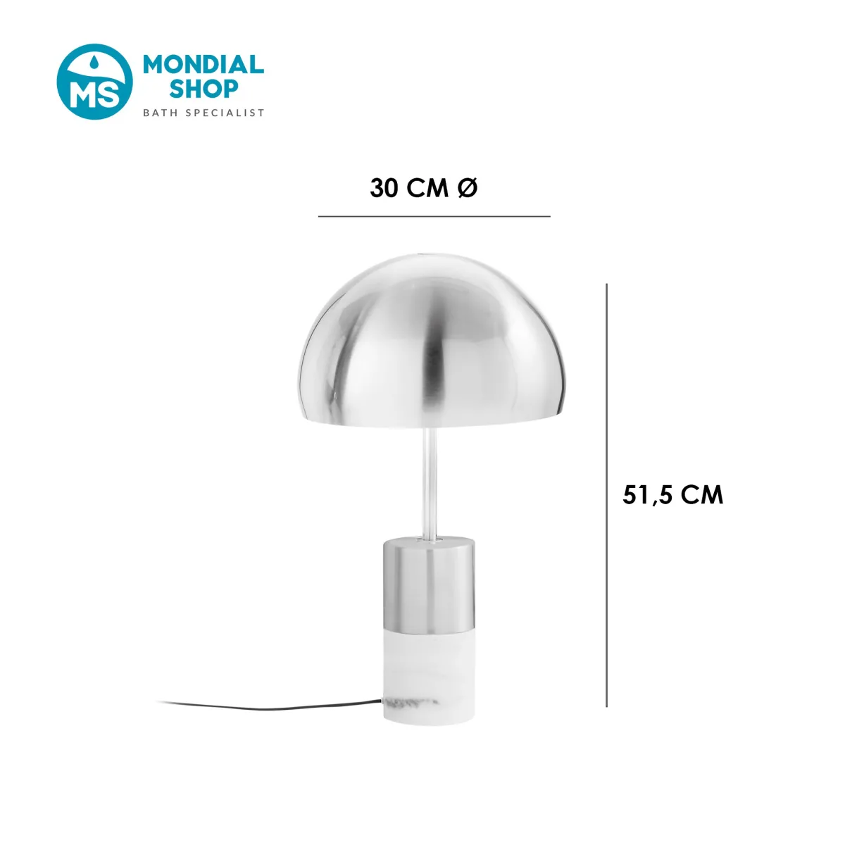 Scheda tecnica lampada da tavolo dal design moderno...