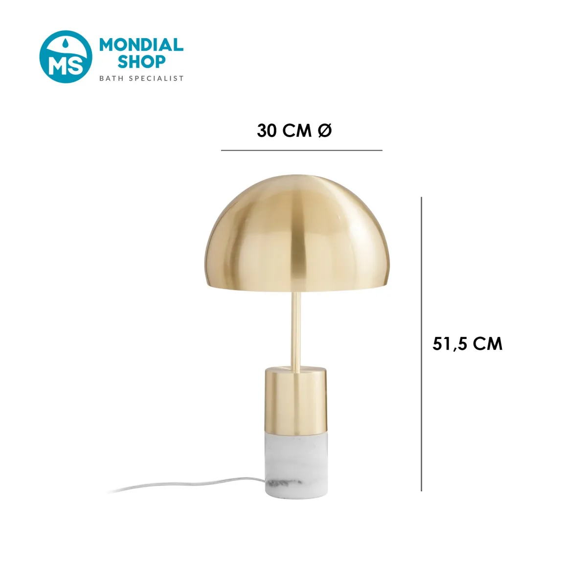 Scheda tecnica lampada da tavolo dal design moderno...