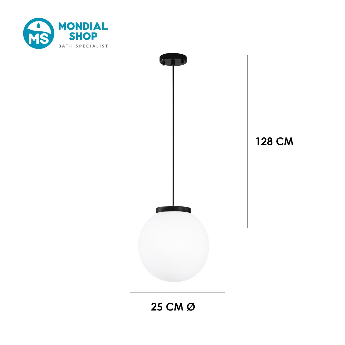 Suspension extérieure 1XE27 | Mondialshop