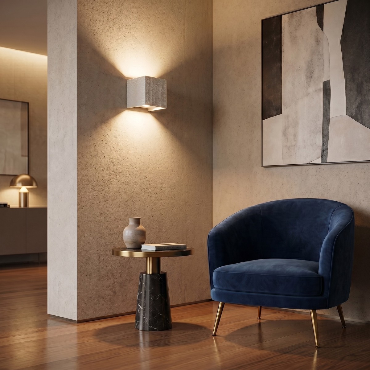 LED-Wandleuchte mit Dual-Emission in 4 Farben | Mondialshop