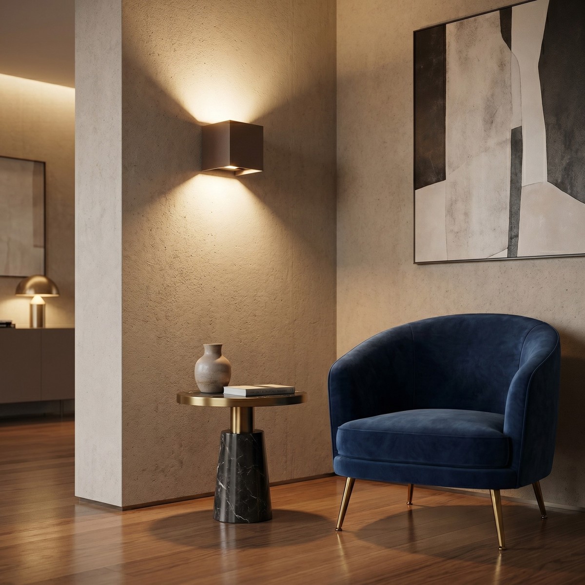LED-Wandleuchte mit Dual-Emission in 4 Farben | Mondialshop