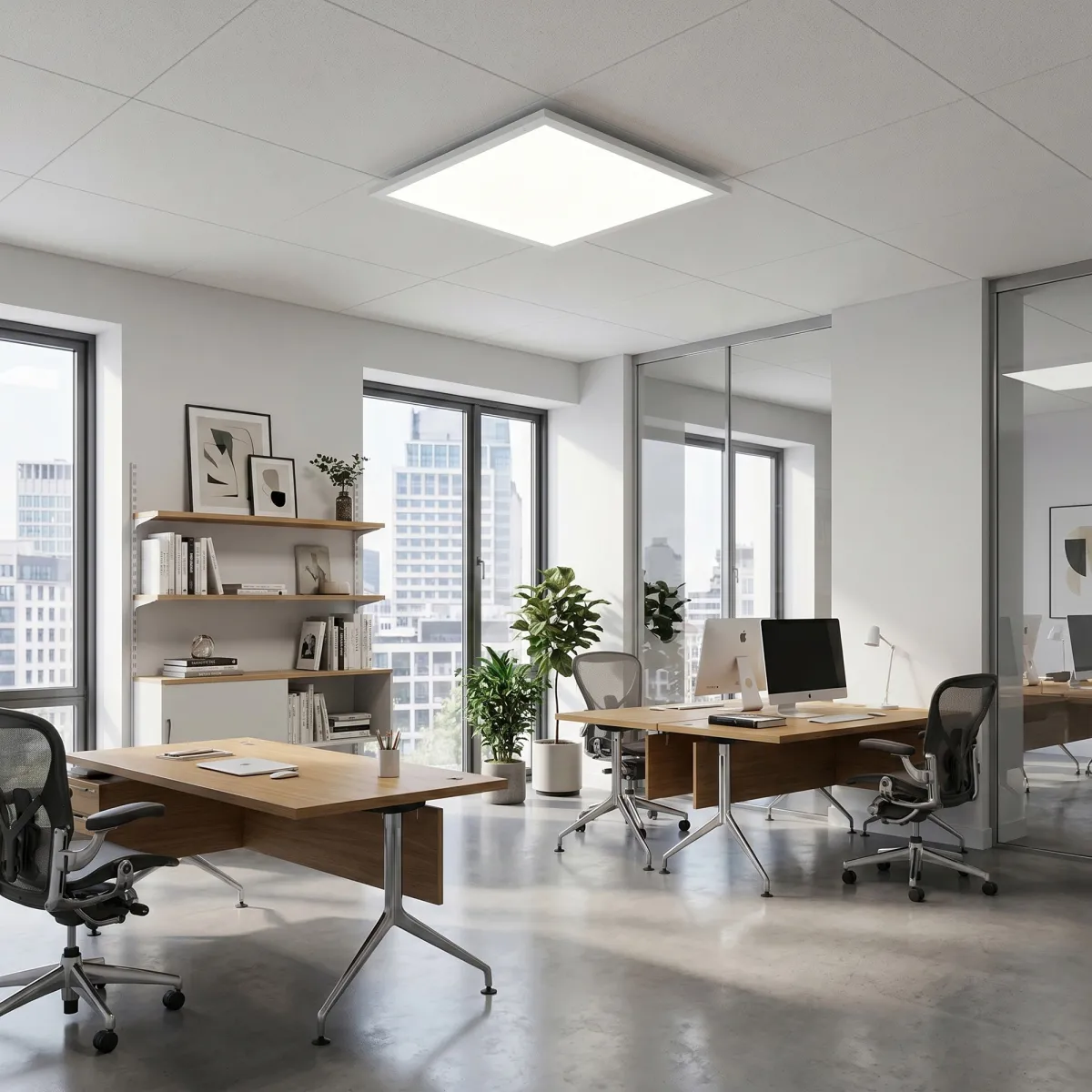 Panneau LED blanc ultra-mince 24 W | Mondialshop