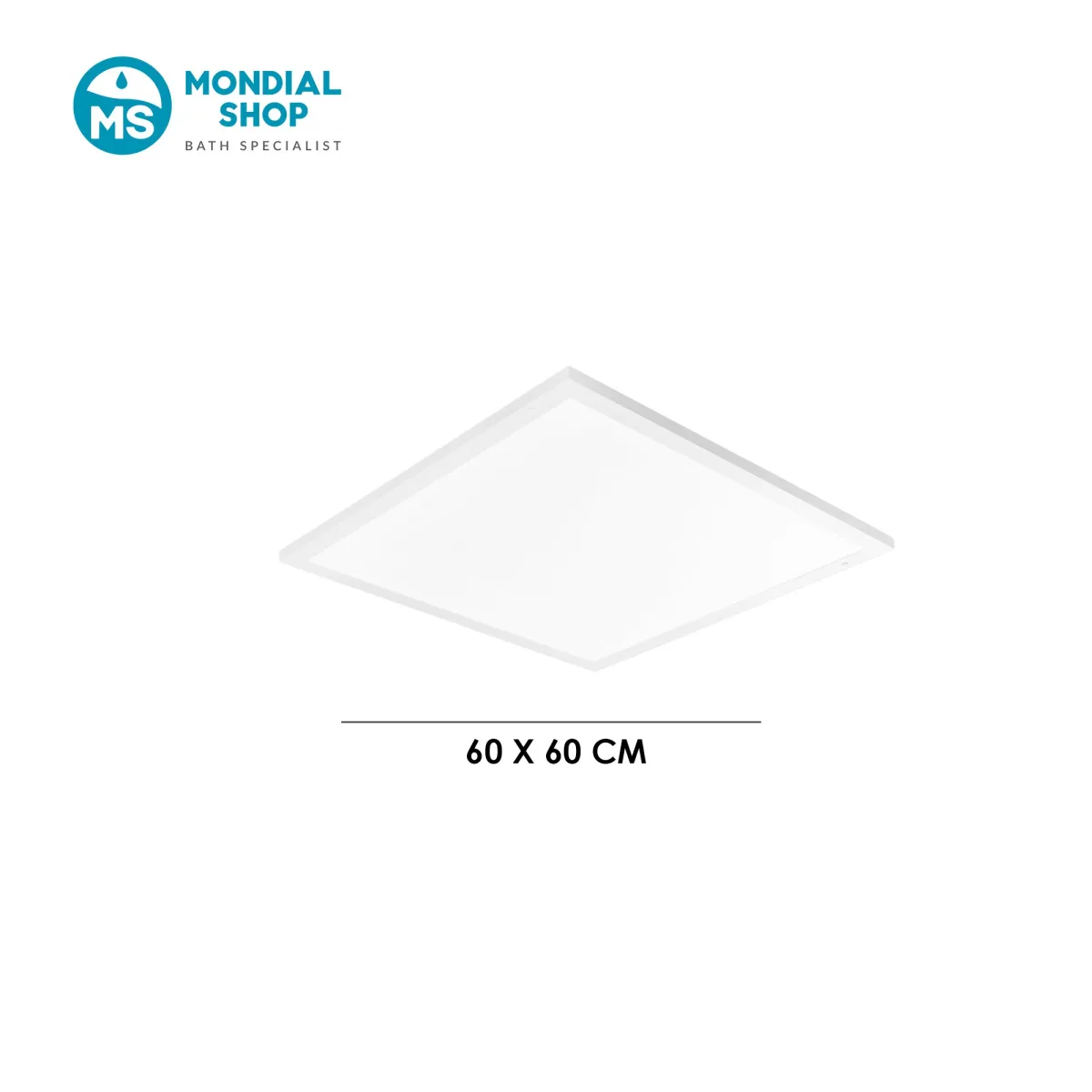 LED-Panel, weiß, 24 W, 4000 lm, 4000 K, 60 x 60 x 1,6 cm