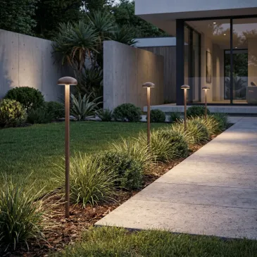 Set 4 Paletti LED da Giardino 3W | Mondialshop