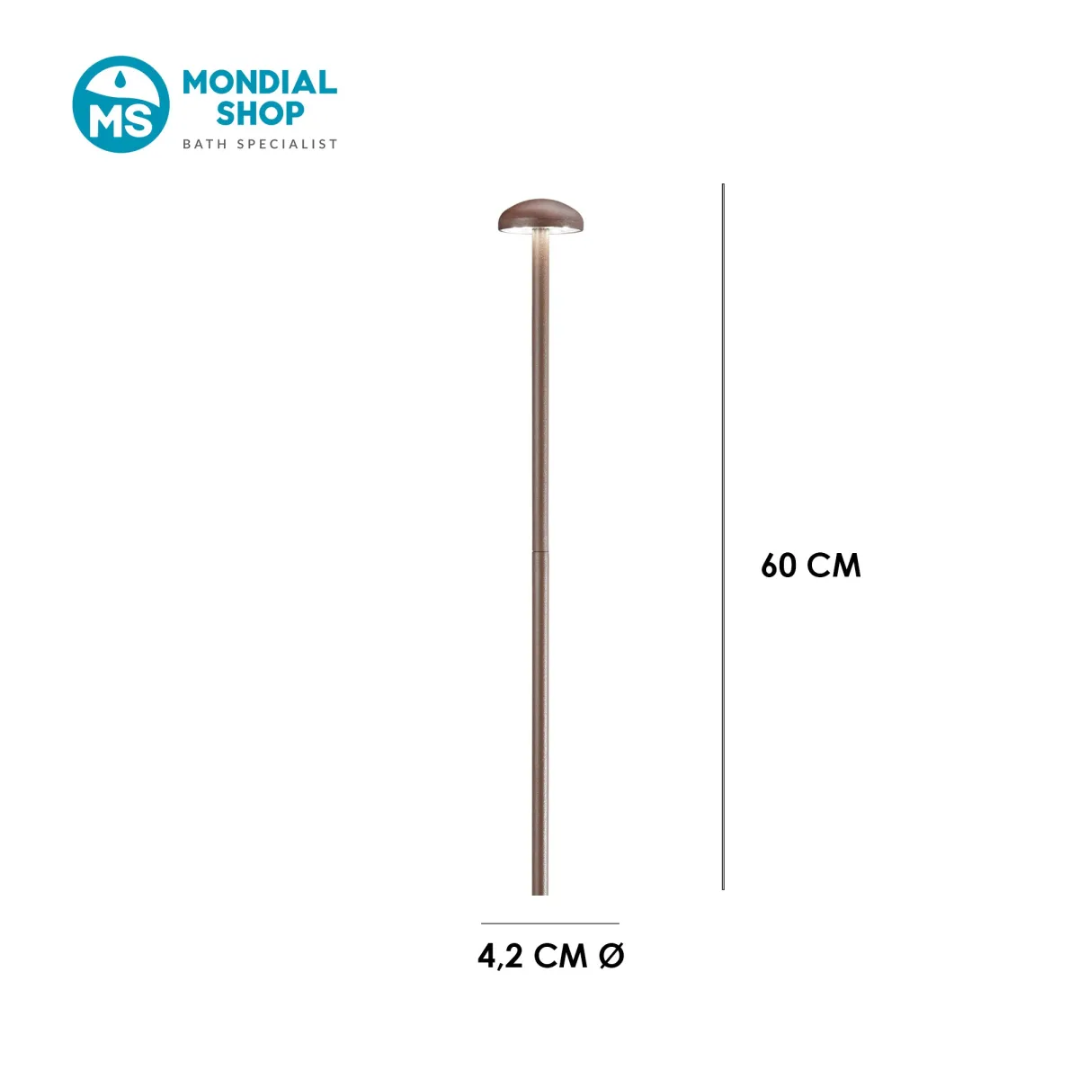 Lot de 4 piquets de jardin LED 3W | Mondialshop