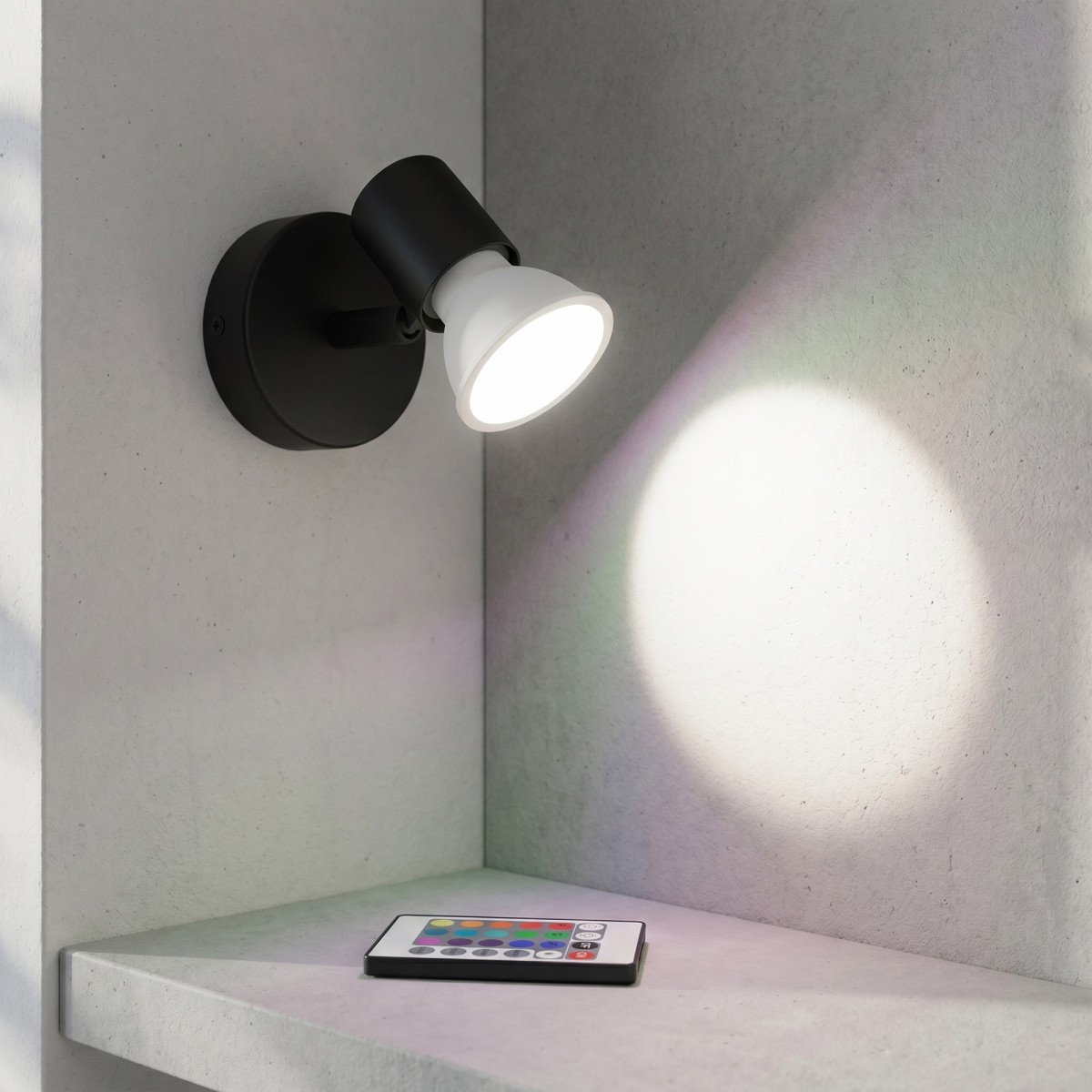 Lampadina RGB GU10 5W con Telecomando | Mondialshop