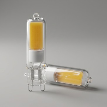 Lot de 2 ampoules LED G9 4W 360° | Mondialshop