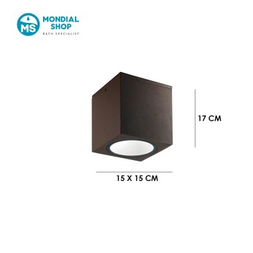 Plafoniera Esterni Quadrata IP54 | Mondialshop