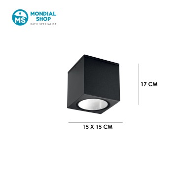 Plafoniera Esterni Quadrata IP54 | Mondialshop