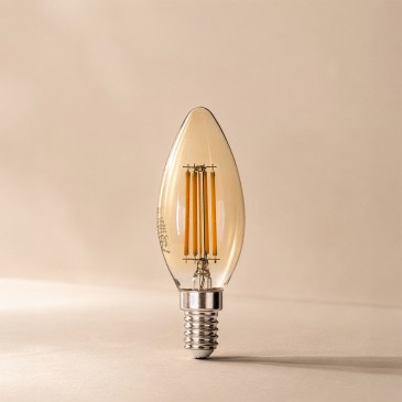 Ampoule LED ambre E14 4W | Mondialshop