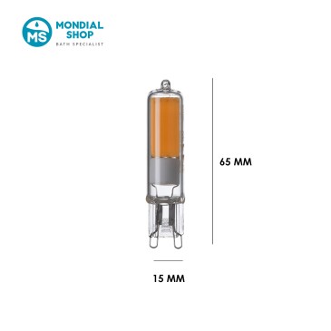 Ampoules LED G9 4W, lumière chaude | Mondialshop