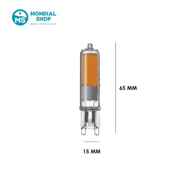 Ampoules LED G9 4W, lumière chaude | Mondialshop