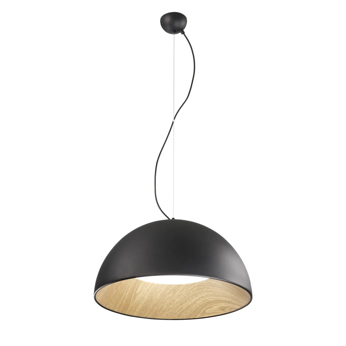 Suspension LED circulaire dorée ou noire | Mondialshop