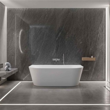 Baignoire autoportante murale RIVER 160 cm