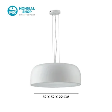 Sospensione 4xE27 in Bianco o Bronzo | Mondialshop