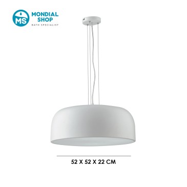 Suspension 4xE27 blanche ou bronze | Mondialshop