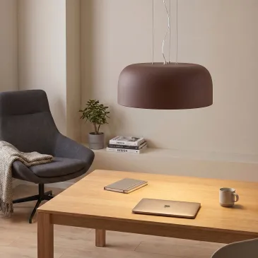 4xE27 Pendelleuchte in Weiß oder Bronze | Mondialshop
