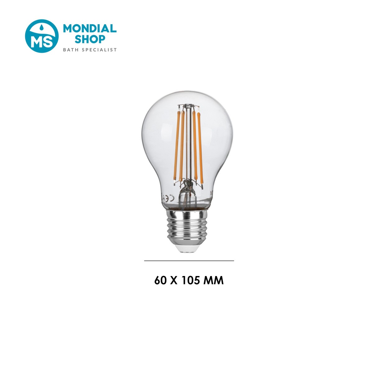 Lampadina LED E27 4.9W Classe A | Mondialshop