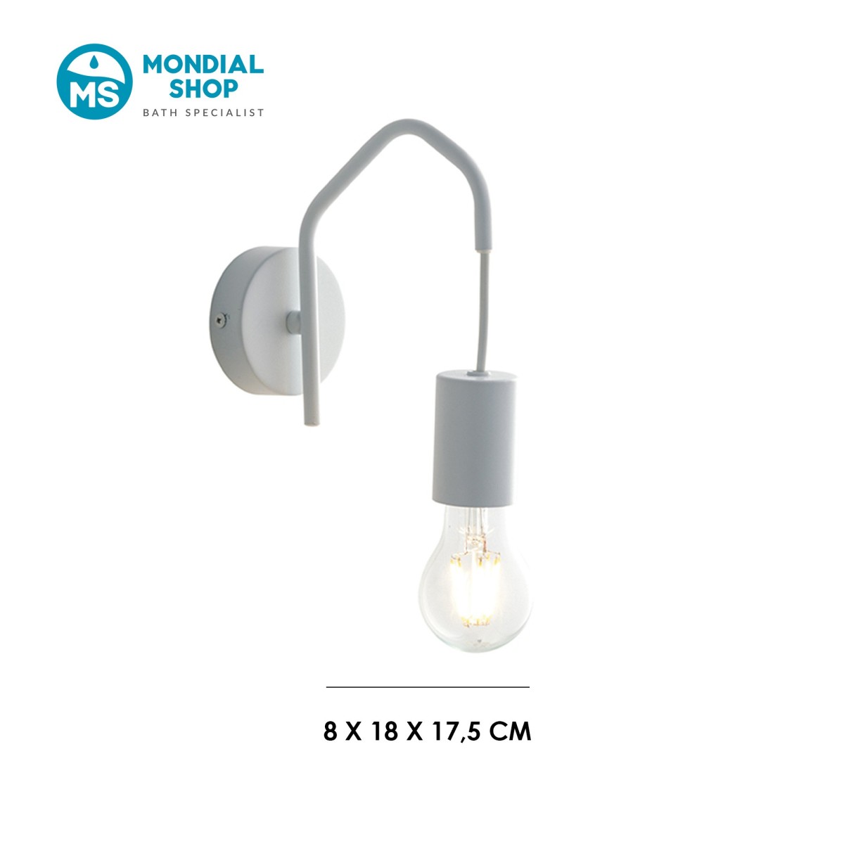 Scheda tecnica lampada dal design moderno HABITAT bianca